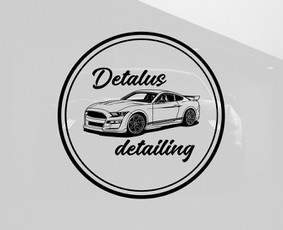 Logotipo perpiešimas į vektorinį variantą Detalus detailing.