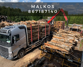 Kokybiškos Lapuočių Malkos, Klaipėda - Malkos rąstais - 2 Malkos rąstais - Kokybiškos Lapuočių Malkos, Klaipėda - 2