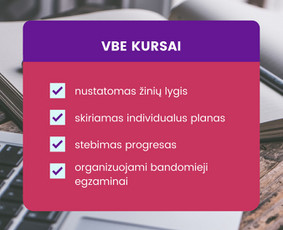 Mokinių ruošimas anglų kalbos egzaminams - Anglų k. korepetitorius gyvai ir nuotoliniu būdu! - 2