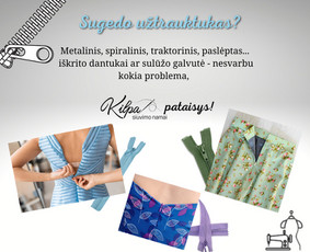 Drabužių siuvimas, taisymas - Drabužių taisymas Vilniuje - 3