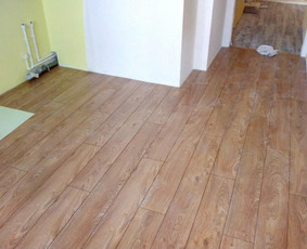 Glaistymas, Dažymas - kiti apdailos darbai - Laminato klojimas - 2 Laminato klojimas - Glaistymas, Dažymas - kiti apdailos darbai - 2