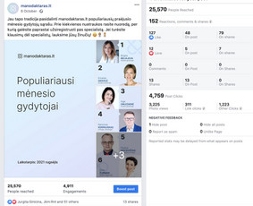 Socialinių tinklų administravimas, turinys ir reklama / Rokas Pocius / Darbų pavyzdys ID 1945051