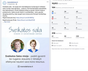 Socialinių tinklų administravimas, turinys ir reklama / Rokas Pocius / Darbų pavyzdys ID 1945053
