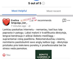 Anglų kalbos pamokos online vaikams ir suaugusiems / Language Bar / Darbų pavyzdys ID 1949071