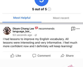 Anglų kalbos pamokos online vaikams ir suaugusiems / Language Bar / Darbų pavyzdys ID 1949075