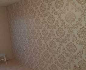 Vidaus ir išorės apdailos darbai - Tapetų klijavimas - 3 Tapetų klijavimas - Vidaus ir išorės apdailos darbai - 3