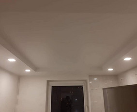 Vidaus ir išorės apdailos darbai - Pakabinamų lubų montavimas - 3 Pakabinamų lubų montavimas - Vidaus ir išorės apdailos darbai - 3