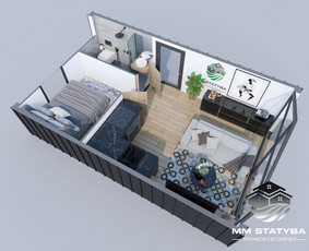 Terasų Ir Stoginių montavimas. Mobilus nameliai. / MM Statyba / Darbų pavyzdys ID 1955053