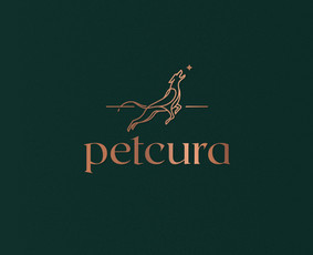 Petcura - didmeninė prekyba gyvūnų maistu  |   Logotipų kūrimas - www.glogo.eu - logo creation.