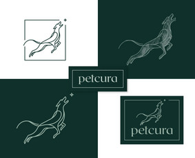 Petcura - didmeninė prekyba gyvūnų maistu  |   Logotipų kūrimas - www.glogo.eu - logo creation.