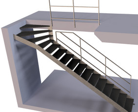 Metaliniai laiptai, gamyba - Laiptai Turėklai Tvoros Konstrukcijos - 2