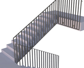 Laiptų turėklai - Laiptai Turėklai Tvoros Konstrukcijos - 4