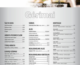 Kavinių ir restoranų meniu maketavimas - Dizaino kūrimo, maketavimo paslaugos - 2