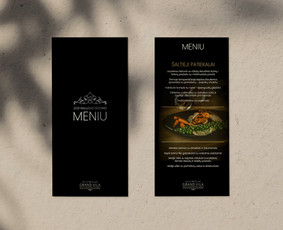Kavinių ir restoranų meniu maketavimas - Dizaino kūrimo, maketavimo paslaugos - 1
