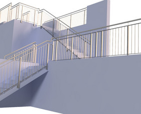 Lauko laiptai - Laiptai Turėklai Tvoros Konstrukcijos - 3