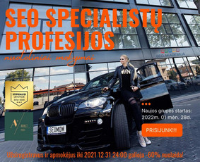 Kiti įvairūs kursai - Seo specialistų profesijos rengimo mokymai - 1