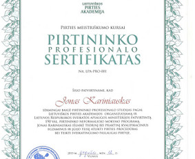 Jonas Kariniauskas, profesionalus pirtininkas / Jonas Kariniauskas / Darbų pavyzdys ID 1993628
