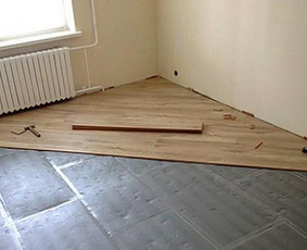 Grindų klojimas, remontas - Laminato klojimas - 2