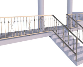 Lauko laiptai - Laiptai Turėklai Tvoros Konstrukcijos - 2