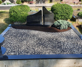 Dekoravimas granito skalda