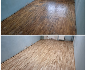 Šlifuojame parketą, parketlenčių, parketo, laminato klojimas / Jovydas Rucinskas / Darbų pavyzdys ID 2024614