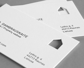 Vizitinių kortelių maketavimas - Grafikos dizainerė - 1