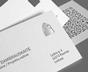 Vizitinių kortelių maketavimas - Grafikos dizainerė - 2