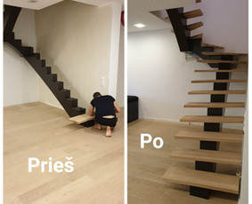 Visų tipų parketo, laminato, vinilines dangos klojimas / Rolandas Teišerskis / Darbų pavyzdys ID 2031150
