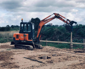 Ekskavatoriaus nuoma - Cfa polių gręžimas atviro tipo polių gręžimas ekskavatorius - 3