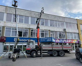 Fiskaras krovinių pervežimas kranas manipuliatorius tralas / Uab Audkasta / Darbų pavyzdys ID 2042290