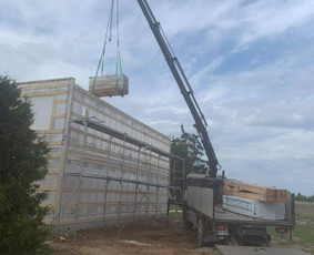 Fiskaras krovinių pervežimas kranas manipuliatorius tralas / Uab Audkasta / Darbų pavyzdys ID 2042308