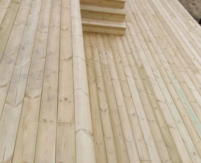 Terasų įrengimas - Kruopštus terasų ir kitų medienos konstrukcijų įrengimas - 3