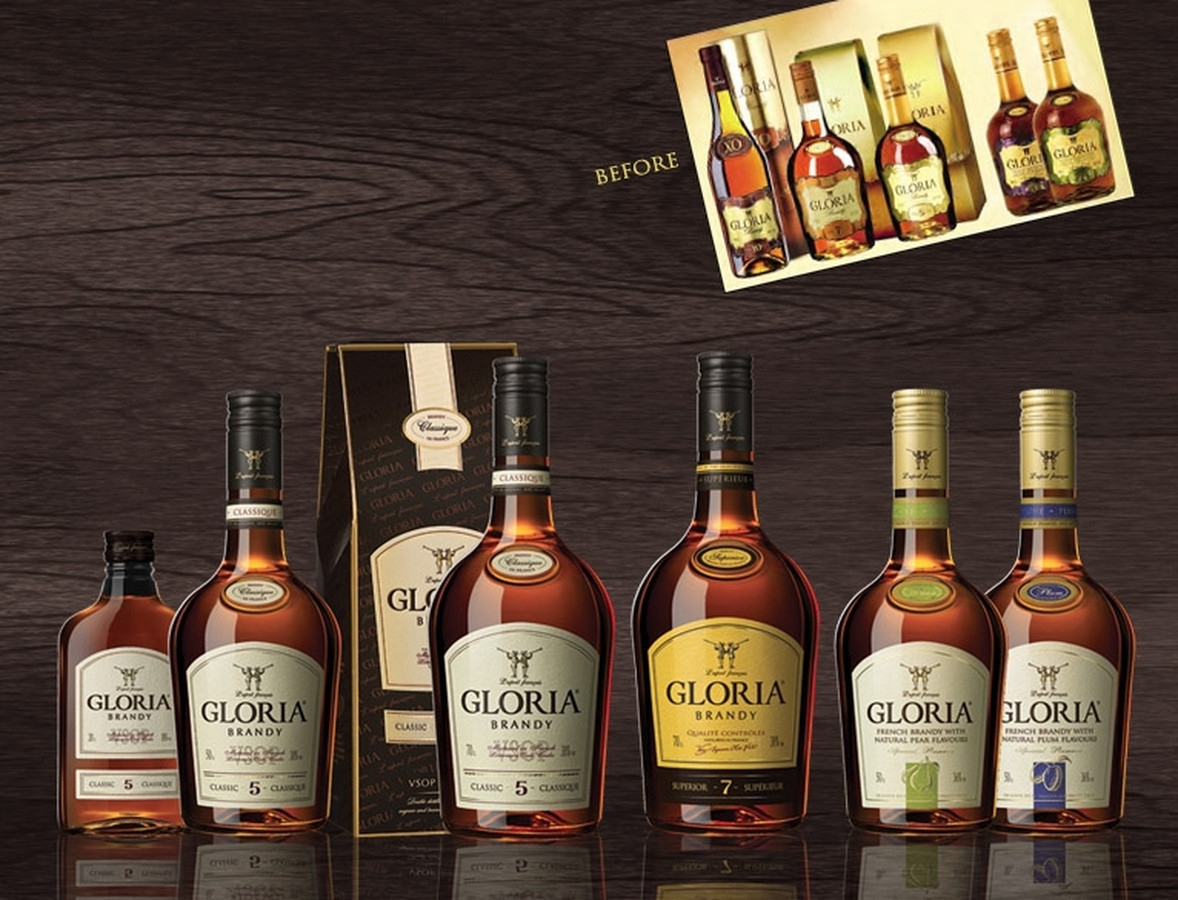 Atnaujintos GLORIA brendis etiketės |
Updated GLORIA brandy labels