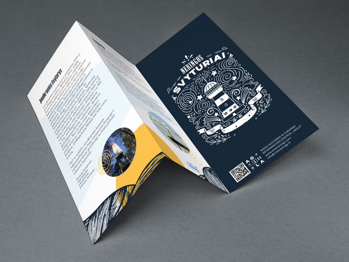Skrajučių, reklaminių bukletų, brošiūrų ir lenkstinukų dizainas ir maketavimas / Nuo 99 eur už projektą / Dizaino studija - www.baltaideja.lt