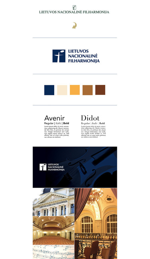 Logotipo atnaujinimas ir firminis stilius / Updated logo and corporate identity | Lietuvos nacionalinė filharmonija / Lithuanian National Philharmonic Society