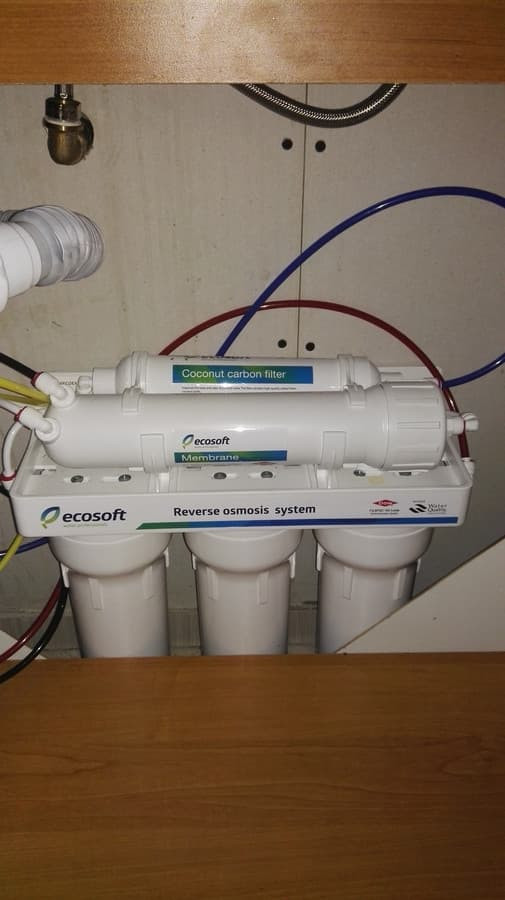 Geriamojo vandens ruošimo sistema Ecosoft. Rokiškio rajonas.