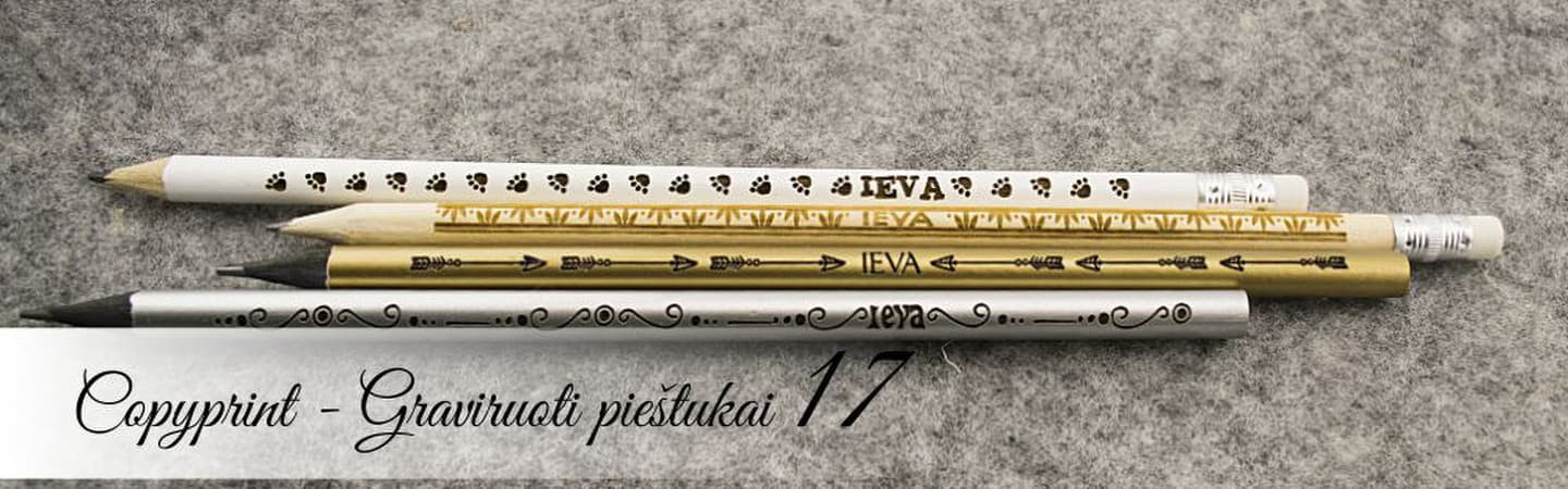 Personalizuoti pieštukai asmeninė dovanėlė ir dėmesys. Mediniai pieštukai su vardu ar tekstu.