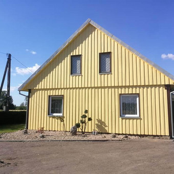 Profesionali komanda atlieka fasado dažymo darbus. Klaipėda UAB Resto LT nuotrauka 5 Fasado dažymo paslaugos Klaipėda UAB Resto LT nuotrauka 5