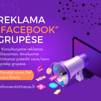 Padedame verslams padidinti klientų skaičių ir pardavimus, naudojant organinę reklamą be didelių išlaidų. Siūlome individualius sprendimus ir nemokamą konsultaciją, pritaikytą jūsų verslo poreikiams. Vilnius UAB Verslo Titanas nuotrauka 9 Facebook Reklama - Organinis pasiekiamumas Vilnius UAB Verslo Titanas nuotrauka 9