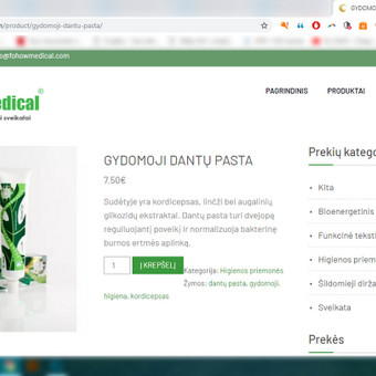 Interneto puslapių kūrimas, internetinių parduotuvių kūrimas WooCommerce, PrestaShop, OpenCart ir paruošimas su mokėjimo sistemomis, prekėmis, pristatymo sistemomis, hostingas, svetainių perkėlimas Vilnius Dima nuotrauka 10 Interneto svetainių, parduotuvių kūrimas, priežiūra, hostingas Vilnius Dima nuotrauka 10