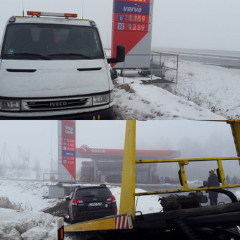 Pagalba užklimpus automobiliui Kaunas Tralas kelyje nuotrauka 5