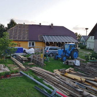 Susitarimo metu, aptariant vietoje Klaipėda ČIUKORS nuotrauka 8 Stoginės, stoginių gamyba Klaipėda ČIUKORS nuotrauka 8