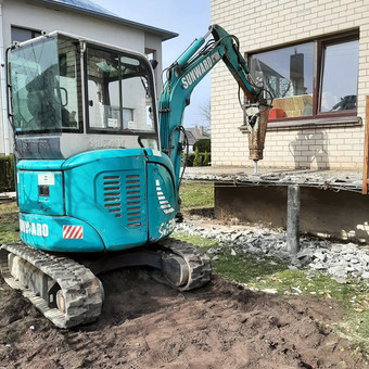 Bobcat krautuvo,ekskavatoriaus nuoma Kaunas Irmantas K nuotrauka 10