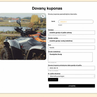 El. parduotuvių kūrimas Marijampolė MB Bluejuice nuotrauka 2