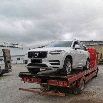 Automobilių su pažeista važiuokle pervežimas Alytus Techninė Pagalba Kelyje nuotrauka 8