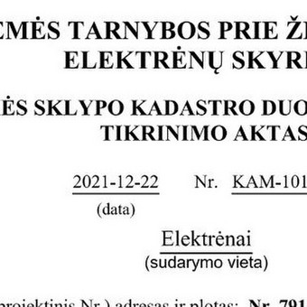 Žemės sklypo kadastro duomenų bylos rengimas - atnaujinimas Vilnius Matlankis.lt Evaldas Kvedaras nuotrauka 6 Kadastrinių bylų rengimas Vilnius Matlankis.lt Evaldas Kvedaras nuotrauka 6