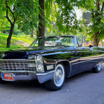 1967 cabrio Cadillac Deville nuoma Vilnius Albertas nuotrauka 1