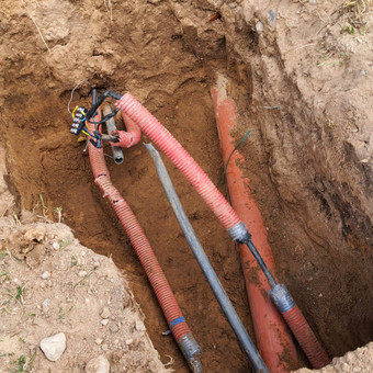 ESO Įvadinio kabelio remontas Vilnius Elfy - Elektrikas Vilniuje nuotrauka 2