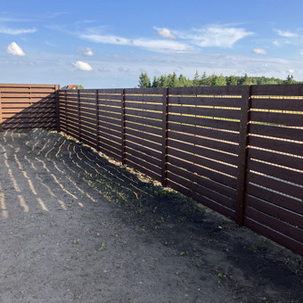 Naudojant mūsų medžiagas po stulpų išbetonavimo Klaipėda Rapolas Frolovas nuotrauka 12 Medinės tvoros Klaipėda Rapolas Frolovas nuotrauka 12