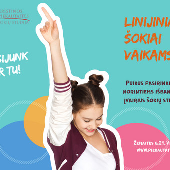 Šokiai vaikams, jaunimui Vilnius Kristina Piekautaitė nuotrauka 2